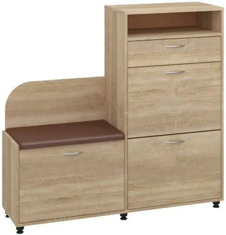 Tumba pentru incaltaminte Пехотин Б-5 (Sonoma Oak)