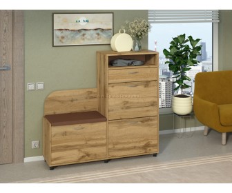 Tumba pentru incaltaminte Пехотин B-5 (Tahoe Oak/Brown)