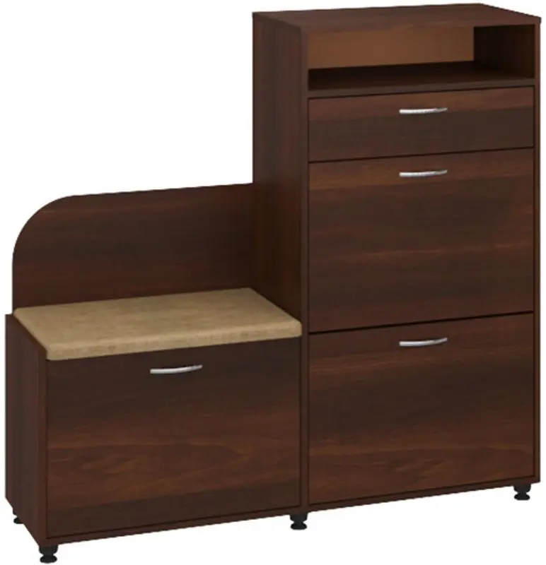 Тумба для обуви Пехотин Б-5 (Орех/Кофе)