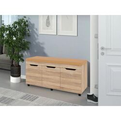 Тумба для обуви Пехотин Б-6 (Дуб Сонома/Кофе) Thumb