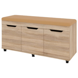 Тумба для обуви Пехотин Б-6 (Дуб Сонома/Кофе) Thumb