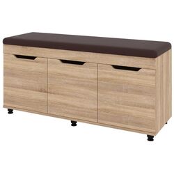 Тумба для обуви Пехотин Б-6 (Дуб Сонома/Коричневый) Thumb