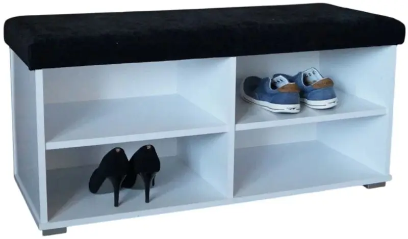 Тумба для обуви Prime Furniture Megi 100 (White/Black) - 2