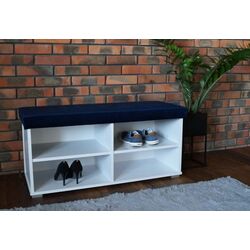 Тумба для обуви Prime Furniture Megi 100 (White/Blue)