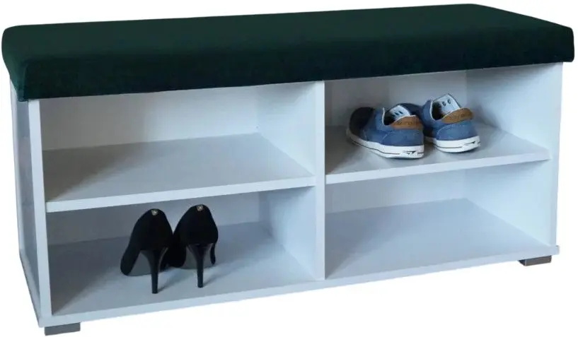 Тумба для обуви Prime Furniture Megi 100 (White/Green) - 2