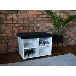 Тумба для обуви Prime Furniture Megi 65 (White/Black)