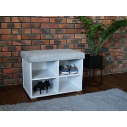 Тумба для обуви Prime Furniture Megi 65 (White/Gray)