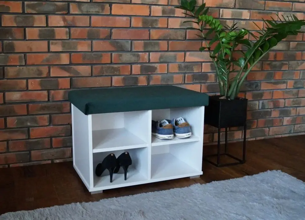 Тумба для обуви Prime Furniture Megi 65 (White/Green)