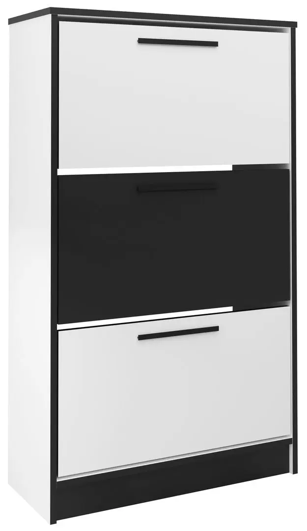Тумба для обуви Prime Furniture SZNB01 (White/Black) - 4