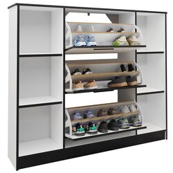 Тумба для обуви Prime Furniture SZNB02 (White/Black) Thumb