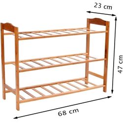 Стеллаж для обуви Procart 586024 (Natural) Thumb
