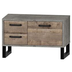 Tumba pentru incaltaminte Sokme Bari 1D/2S (Woodcon/Grange Sand Oak)