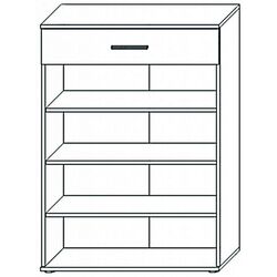 Tumba pentru incaltaminte Sokme Barselona 2D/1S (Artisan Oak/White) Thumb