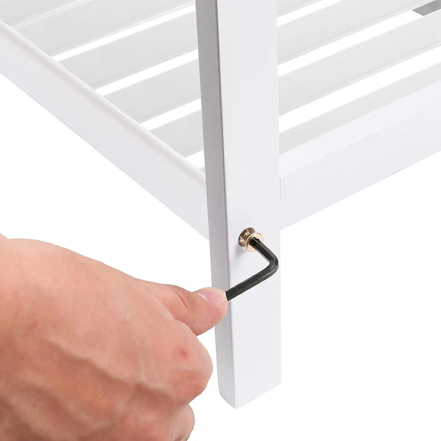 Стеллаж для обуви Songmics LBS02WT (White) - 4