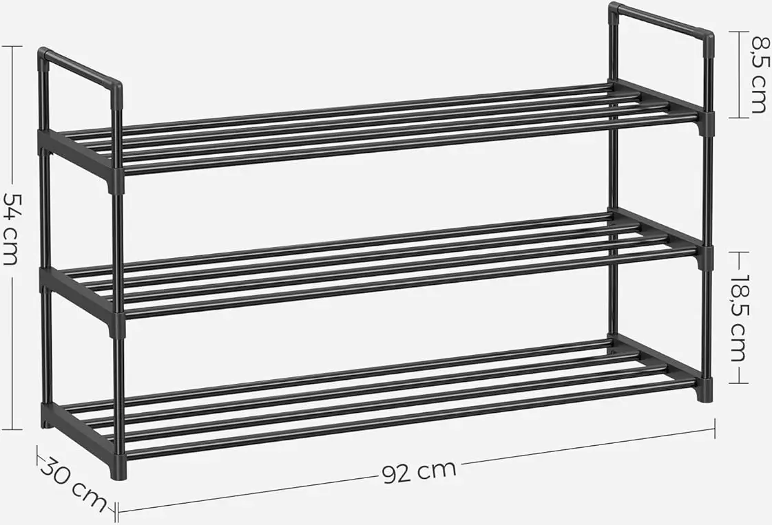 Etajera pentru incaltaminte Songmics LSA13BKV1 (Black) - 7