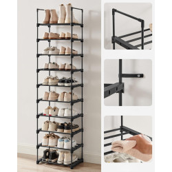 Etajera pentru incaltaminte Songmics LSA25BK (Back) Thumb