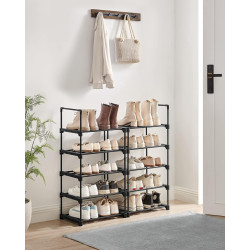 Etajera pentru incaltaminte Songmics LSA25BK (Back) Thumb
