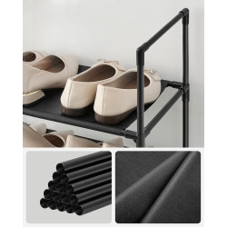 Стеллаж для обуви Songmics LSR110B02 (Black) Thumb