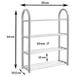 Etajera pentru incaltaminte Springos HA2005 (Inox) Thumb