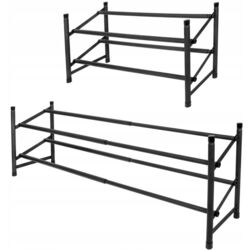 Etajera pentru incaltaminte Springos HS0002 (Black) Thumb