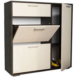 Tumba pentru incaltaminte Стендмебель Deli №4 (Belfort Oak/Wenge)