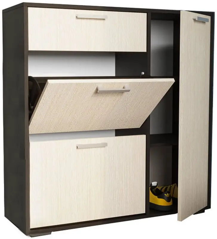 Tumba pentru incaltaminte Стендмебель Deli №4 (Belfort Oak/Wenge)