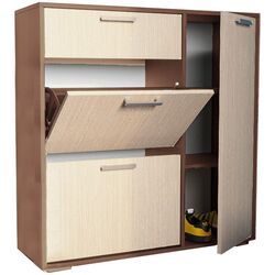 Tumba pentru incaltaminte Стендмебель Deli Nr.4 (Ash Shimo Dark/Ash Shimo Light)