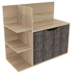 Tumba pentru incaltaminte SV-Mebel №12 Sonoma Oak/Pine Jackson (stanga)