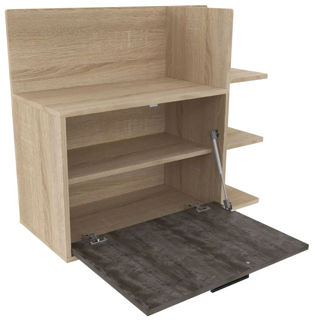 Тумба для обуви SV-Mebel Nr.12 Дуб Сонома/Сосна Джексон (правая) - 2