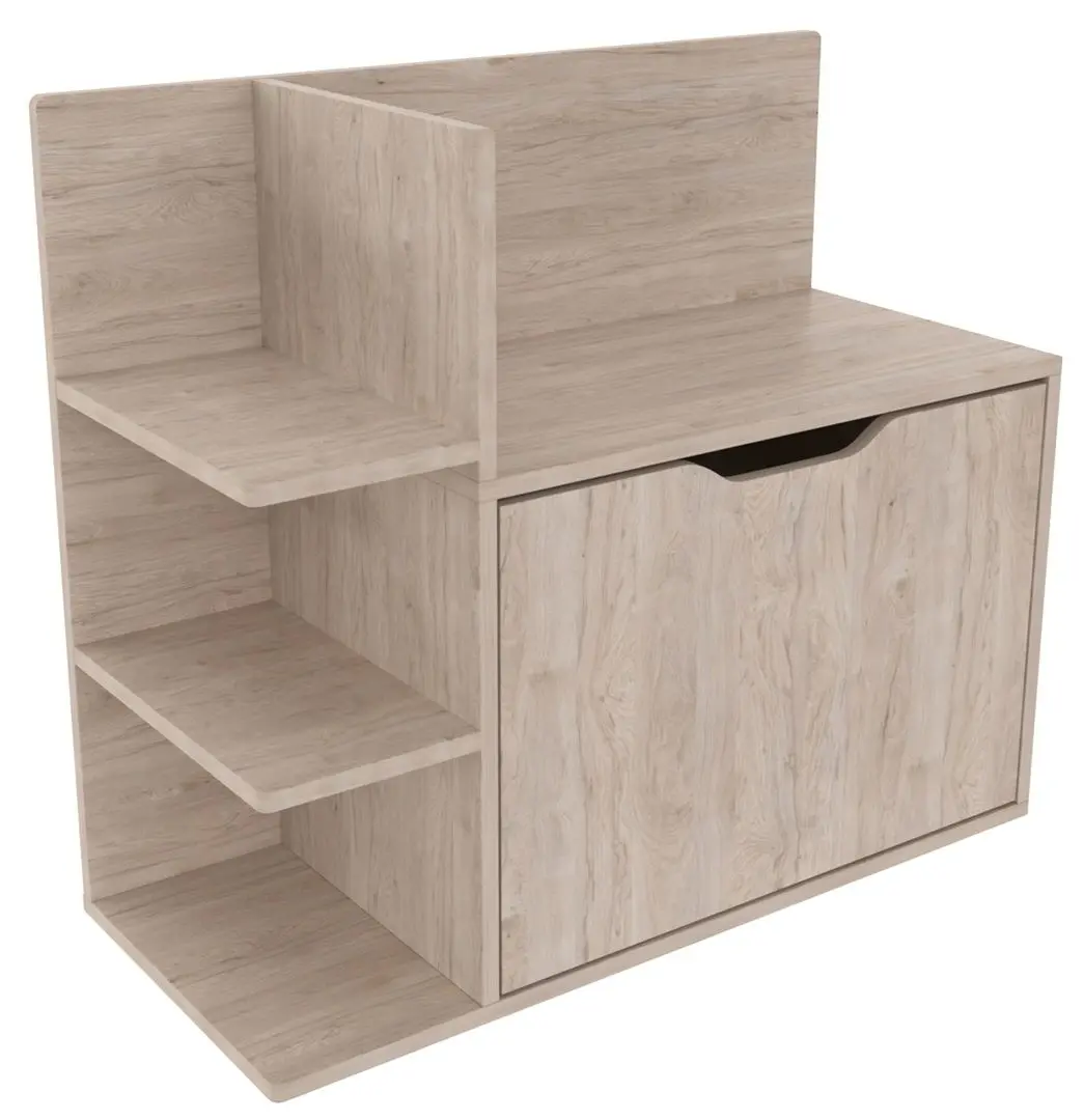 Tumba pentru incaltaminte SV-Mebel Nr.12 Hickory Light (stanga)