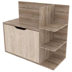 Tumba pentru incaltaminte SV-Mebel №12 Canyon Light/Hickory Light (dreapta)