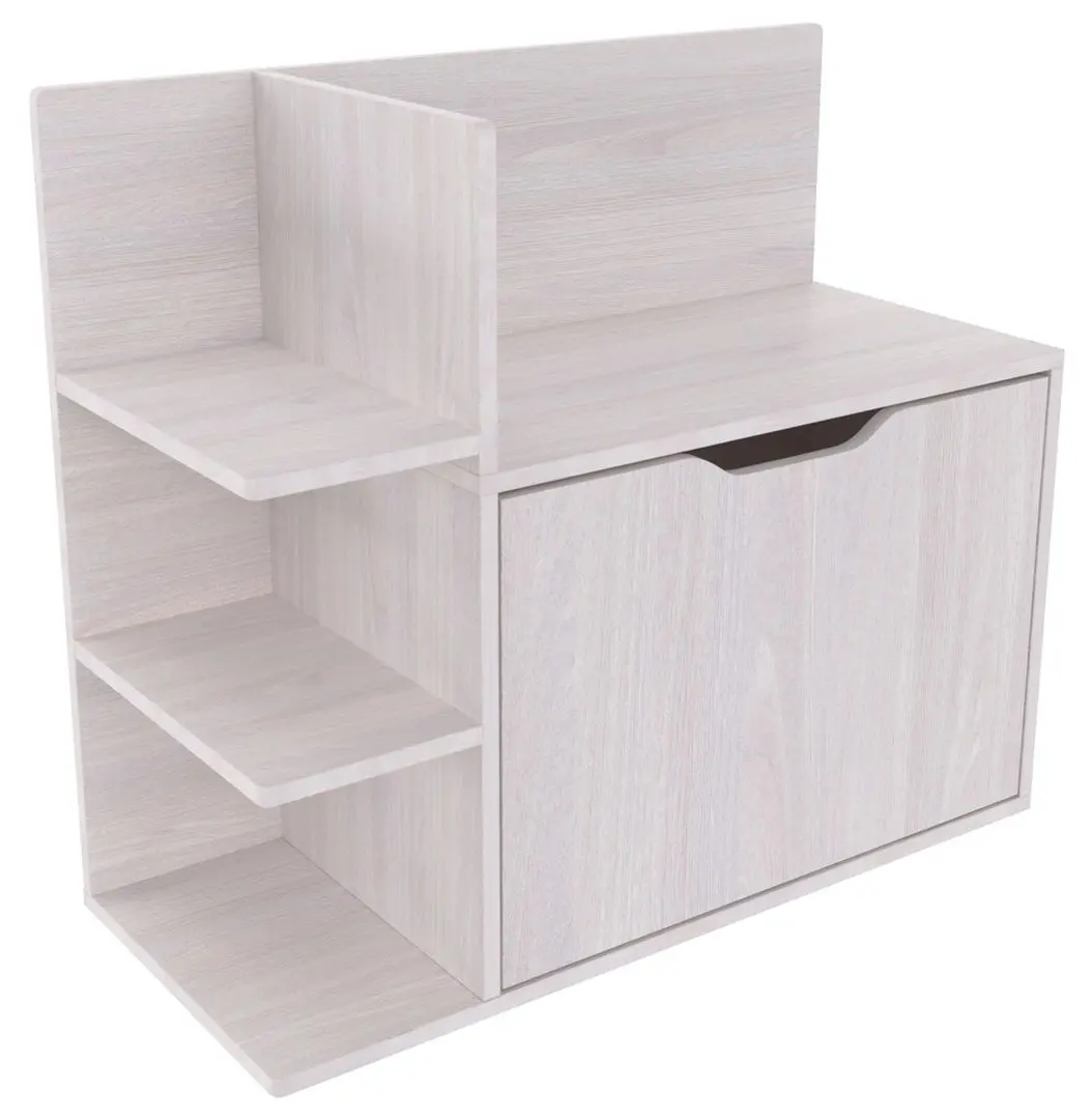 Tumba pentru incaltaminte SV-Mebel №12 Ash Anchor Light (stanga)