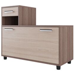 Tumba pentru incaltaminte SV-Mebel №2 Ash Anchor Dark/Ash Anchor Light (cu sertar)