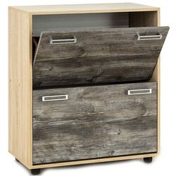 Тумба для обуви SV-mebel Визит-1 (Дуб Сонома/Сосна Джексон) Thumb