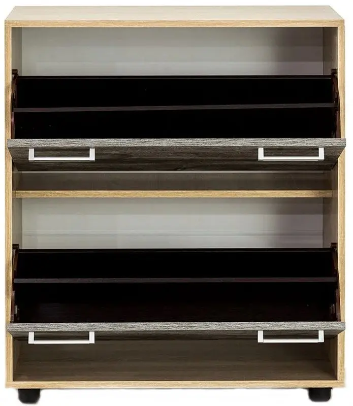 Тумба для обуви SV-mebel Визит-1 (Дуб Сонома/Сосна Джексон) - 3