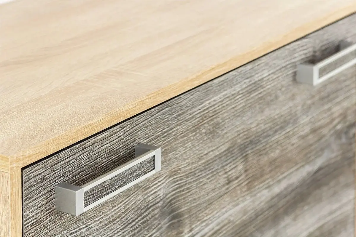 Тумба для обуви SV-mebel Визит-1 (Дуб Сонома/Сосна Джексон) - 4