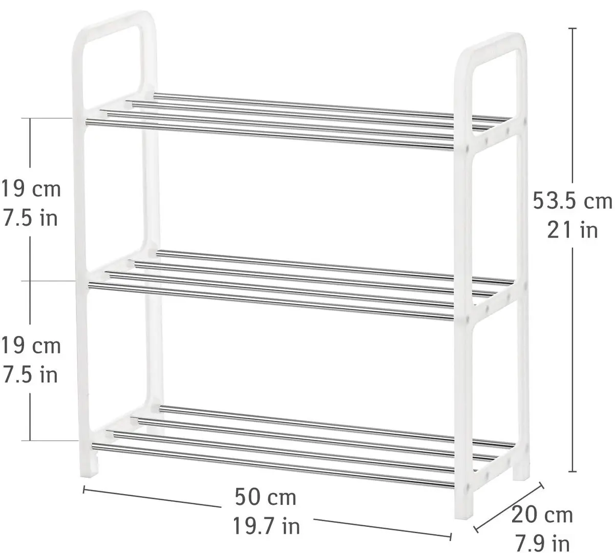 Стеллаж для обуви Tatkraft Art Moon Fernie 11588 (White) - 4