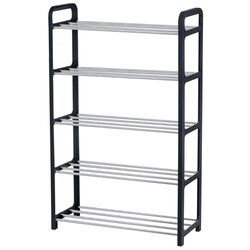 Etajera pentru incaltaminte Tatkraft Art Moon Yoho 10406 (Black/Inox)