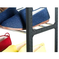 Etajera pentru incaltaminte Tatkraft Art Moon Yoho 10406 (Black/Inox) Thumb