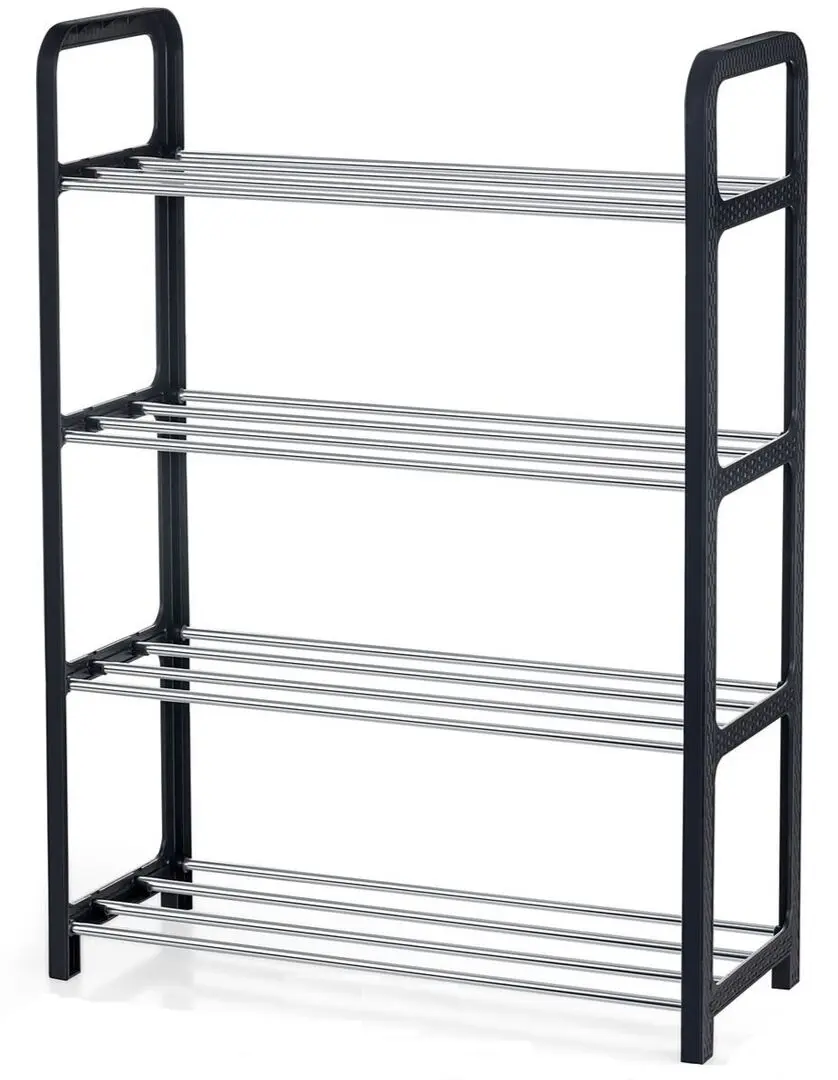 Etajera pentru incaltaminte Tatkraft Artmoon Banff 699904 (Black/Inox)