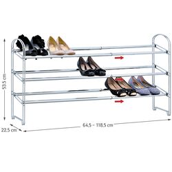 Стеллаж для обуви Tatkraft Maestro 13445 (Silver) Thumb