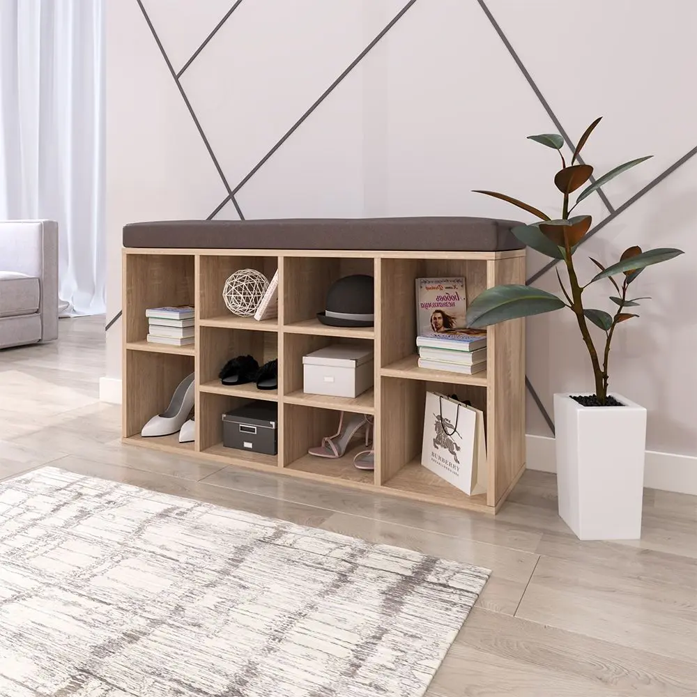 Bancheta-etajera pentru incaltaminte Tempo Kondela Faddy Typ M 1781 (Sonoma Oak)