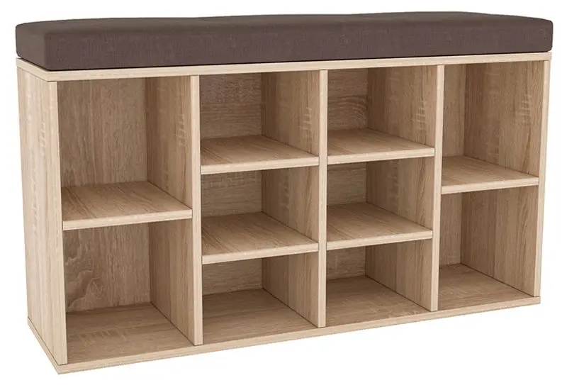 Bancheta-etajera pentru incaltaminte Tempo Kondela Faddy Typ M 1781 (Sonoma Oak)