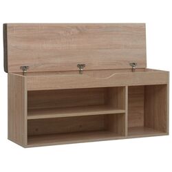 Bancheta-etajera pentru incaltaminte Tempo Kondela Fuddy (Sonoma Oak) Thumb