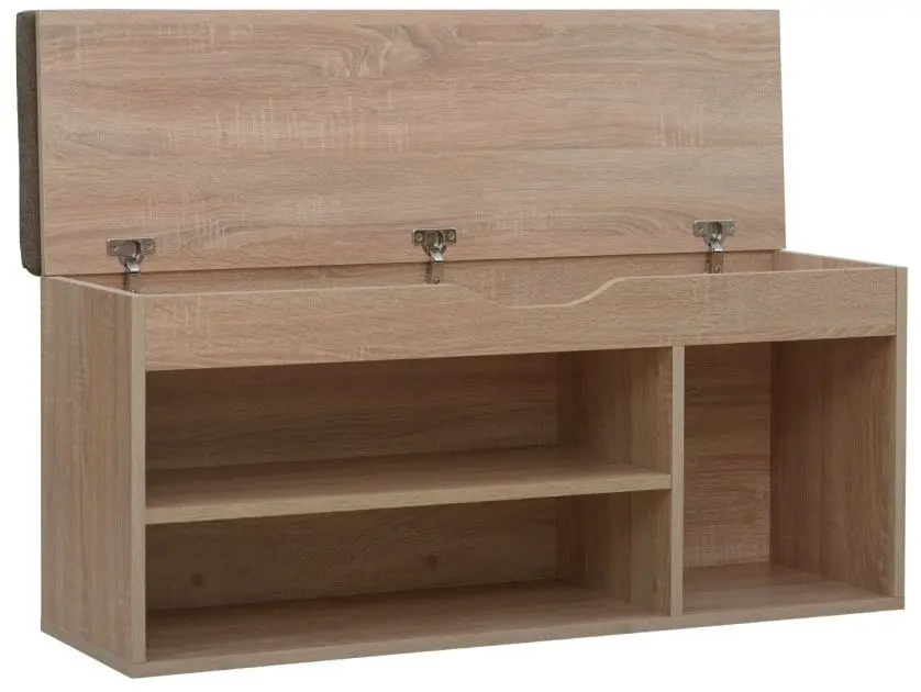 Bancheta-etajera pentru incaltaminte Tempo Kondela Fuddy (Sonoma Oak)