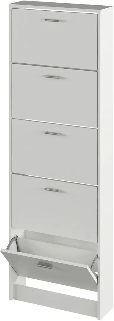 Dulap pentru incaltaminte Tempo Kondela Mobi 15 (White)