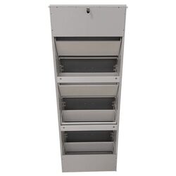 Dulap pentru incaltaminte Tempo Kondela Seber Typ 3 (Gray/White) Thumb