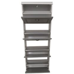 Dulap pentru incaltaminte Tempo Kondela Seber Typ 3 (Gray/White) Thumb