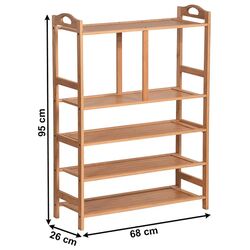 Etajera pentru incaltaminte Tempo Kondela Aviro (Natural Bamboo) Thumb