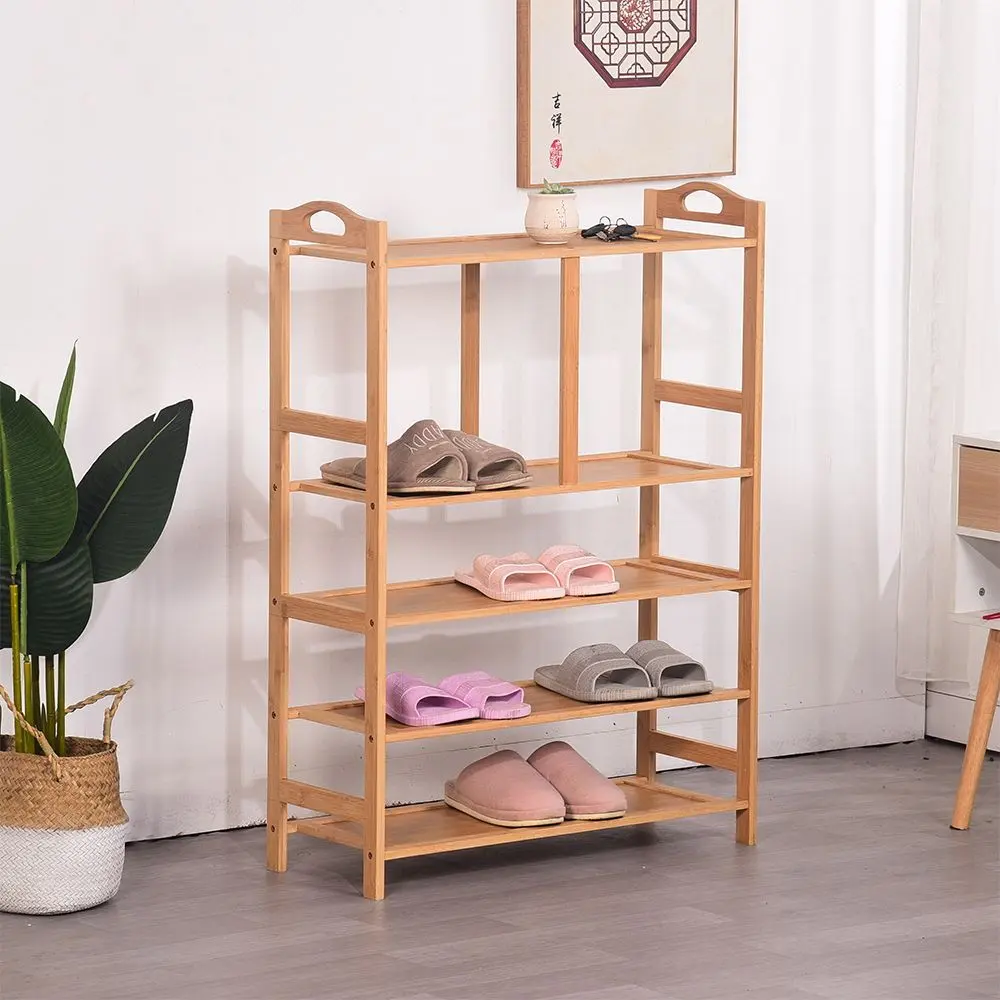 Etajera pentru incaltaminte Tempo Kondela Aviro (Natural Bamboo)